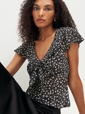 Reformation Britta Top EUC Sz Medium